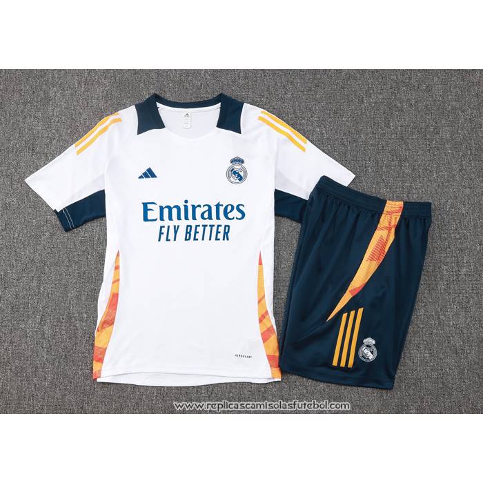 Fato de Treino
 Real Madrid 2024-2025 Manga Curta
 Branco
 - Calcas Curta

